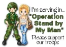 Serving in Operation Stand by my man