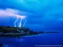 blue lightening