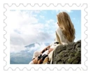 girl & mountain