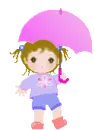 baby in the rain