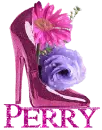 Shoe with Florals - Perry
