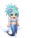 blue mermaid