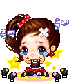 cute kawaii sayclub girl star on stage