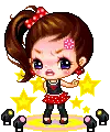 cute kawaii sayclub girl star on stage