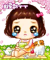 cute kawaii sayclub picnic girl