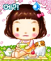 cute kawaii sayclub picnic girl