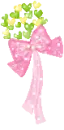 cute kawaii ribbon bow