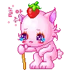 cute kawaii pink cat