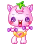 cute kawaii pink cat