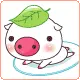 cute kawaii pig avatar