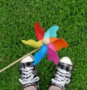 color wind mill