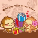 cute kawaii yoyocici happy valentine's day