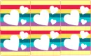 square heart background