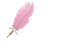 Feather Pen Light Pink - Esther