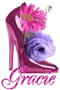 Shoe with Florals - Gracie