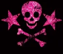 Pink skull