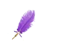 Feather Pen Dark Purple - Ingrid