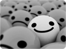 smile in gray