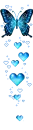 Butterfly and Hearts