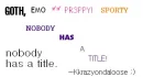 Nobody has a title,How many times do W3 all have to tell you!?