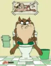 taz havin poo