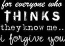 who thinks they know me