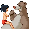 Mowgli and Baloo