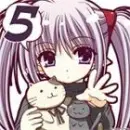 anime girl with cats