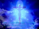 JESUS, CROSS COMING IN CLOUDS