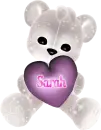 Heart plushie Sarah