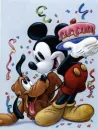 Mickey and Pluto