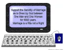 Support the Sanctity of Marriage