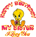 Happy Birthday my Sister