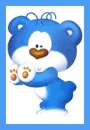 Cute Blue Bear