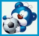 Cute Blue Bear