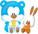 Cute Blue Bear