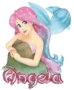 Angela - Pink Mermaid Sparkle
