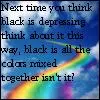 Black isn't depressing