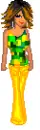 green doll
