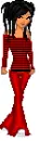 red and black