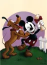 Mickey and Pluto