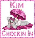 Kim checkin in 