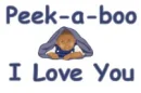 peek-a-boo I love you blue boy baby