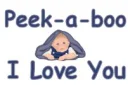 peek-a-boo I love you blue boy baby