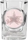 dallas cowboys pink shot glass april