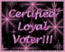 Certified loyer voter!