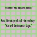 you will die in seven days.