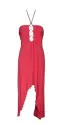 pink,long gown