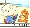 stewie and his teddy bear