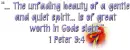 beauty of a gentle & quiet spirit - scripture